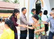 Pererat Silaturahmi, Kapolres Barsel Gelar Minggu Kasih Bersama Jemaat Gereja Parapah