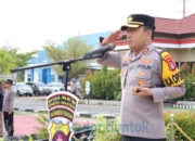Kapolres Barsel Pimpin Apel Pagi dan Halalbihalal, Perkuat Soliditas Personel