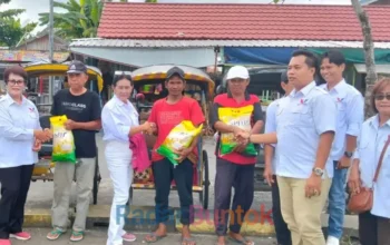 May Day, Perindo Barsel Bagikan Sembako untuk Pekerja Informal di Buntok