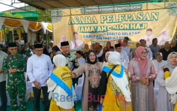 84 Jamaah Haji Barsel Diberangkatkan, Bupati Eddy Raya Samsuri Pesankan Jaga Kesehatan dan Kekompakan